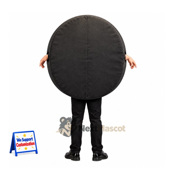 Hockey Puck Mascot Costume