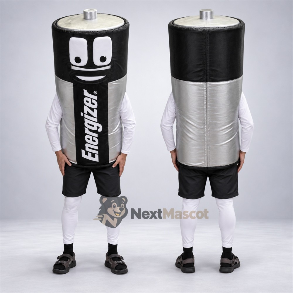 Battery Mascot Costume for Parades Battery Mascot Costume for Parades