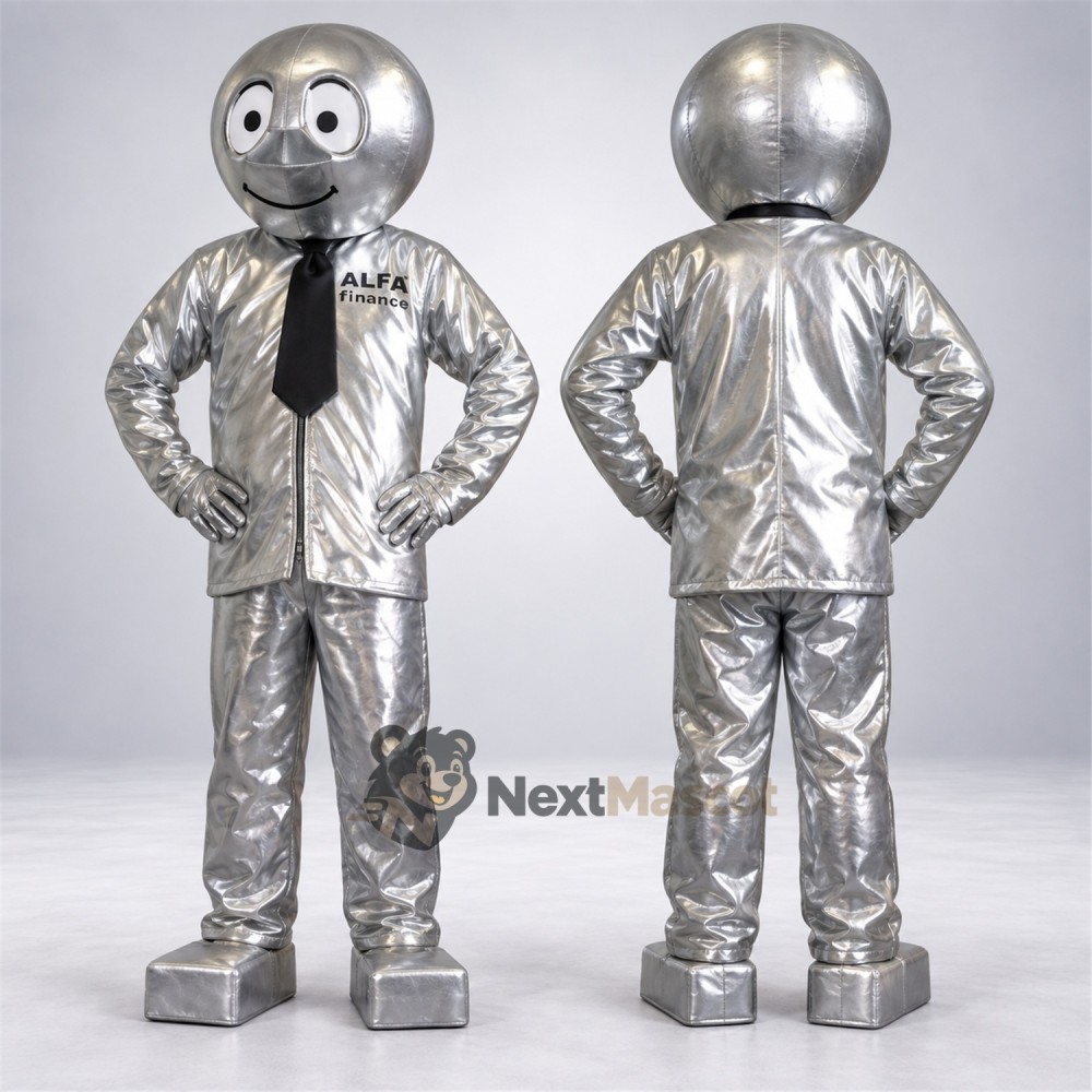Robot Mascot Costume - Silver Robot Mascot Costume - Silver