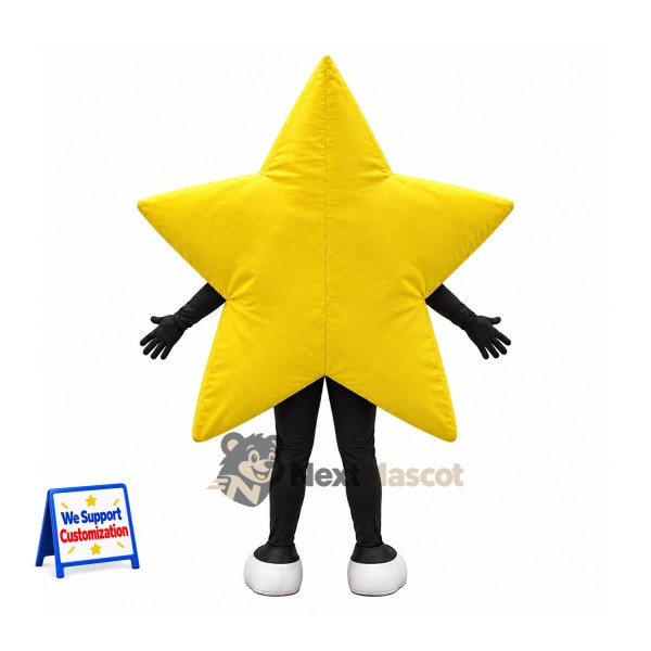 Star Mascot Costume - Yellow for Community Events