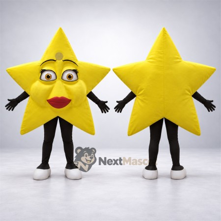 Star Mascot Costume - Yellow for Community Events Star Mascot Costume - Yellow for Community Events