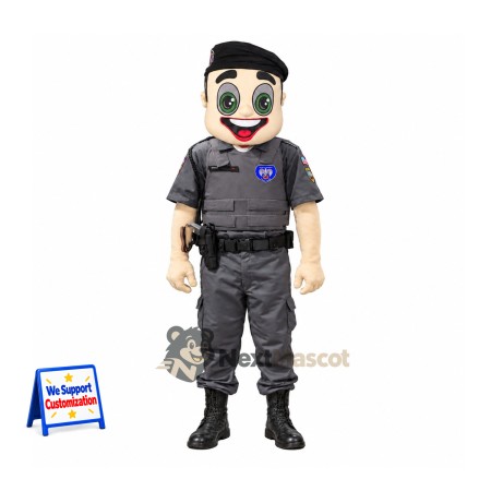 Police Officer Mascot Costume Police Officer Mascot Costume