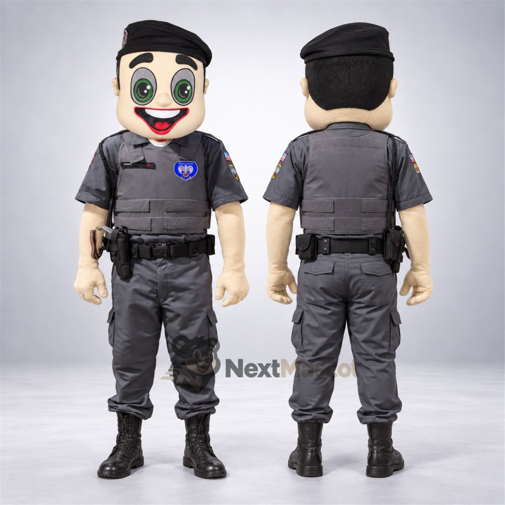 Police Officer Mascot Costume Police Officer Mascot Costume