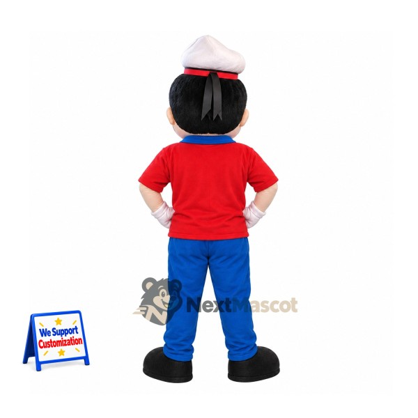Boy Mascot Costume - Red Shirt
