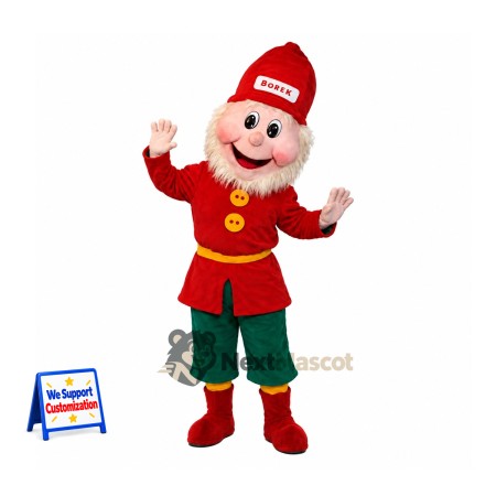 Christmas Gnome Mascot Costume for Christmas Parties Christmas Gnome Mascot Costume for Christmas Parties