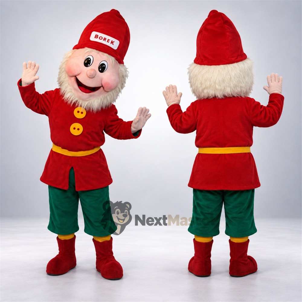 Christmas Gnome Mascot Costume for Christmas Parties Christmas Gnome Mascot Costume for Christmas Parties