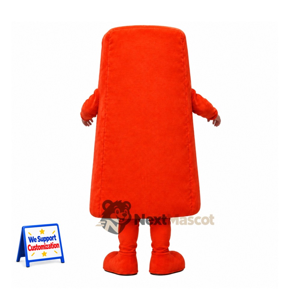 Letter M Mascot Costume - Red Letter M Mascot Costume - Red