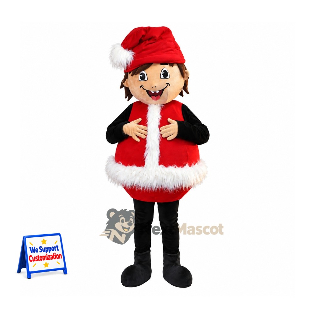 Mrs Claus Mascot Costume for Christmas Parades Mrs Claus Mascot Costume for Christmas Parades