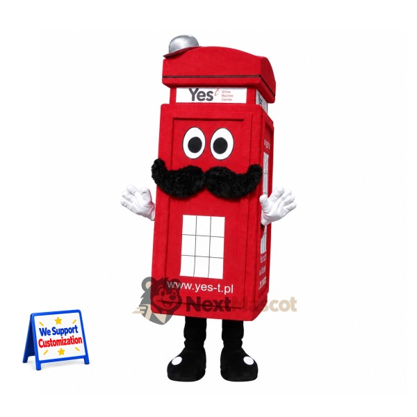 Mailbox Mascot Costume - Red