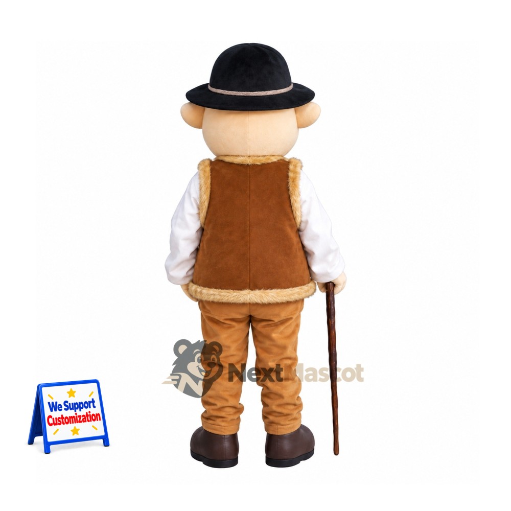 Man Mascot Costume - Brown Pants Man Mascot Costume - Brown Pants