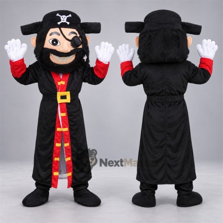 Pirate Captain Mascot Costume for Festivals Pirate Captain Mascot Costume for Festivals
