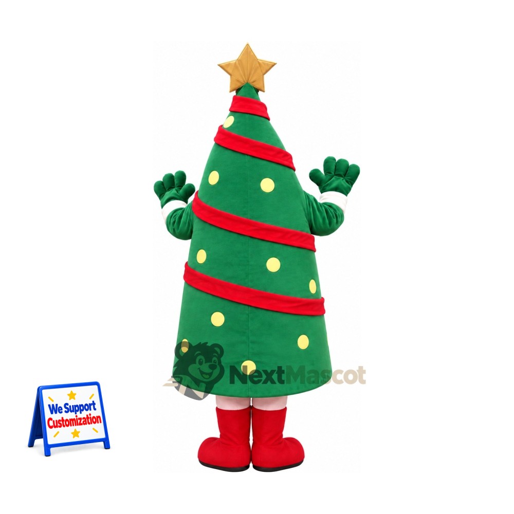 Christmas Tree Mascot Costume for Christmas Events Christmas Tree Mascot Costume for Christmas Events