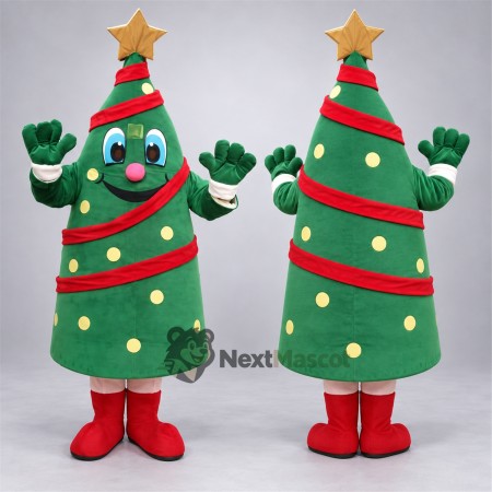 Christmas Tree Mascot Costume for Christmas Events Christmas Tree Mascot Costume for Christmas Events