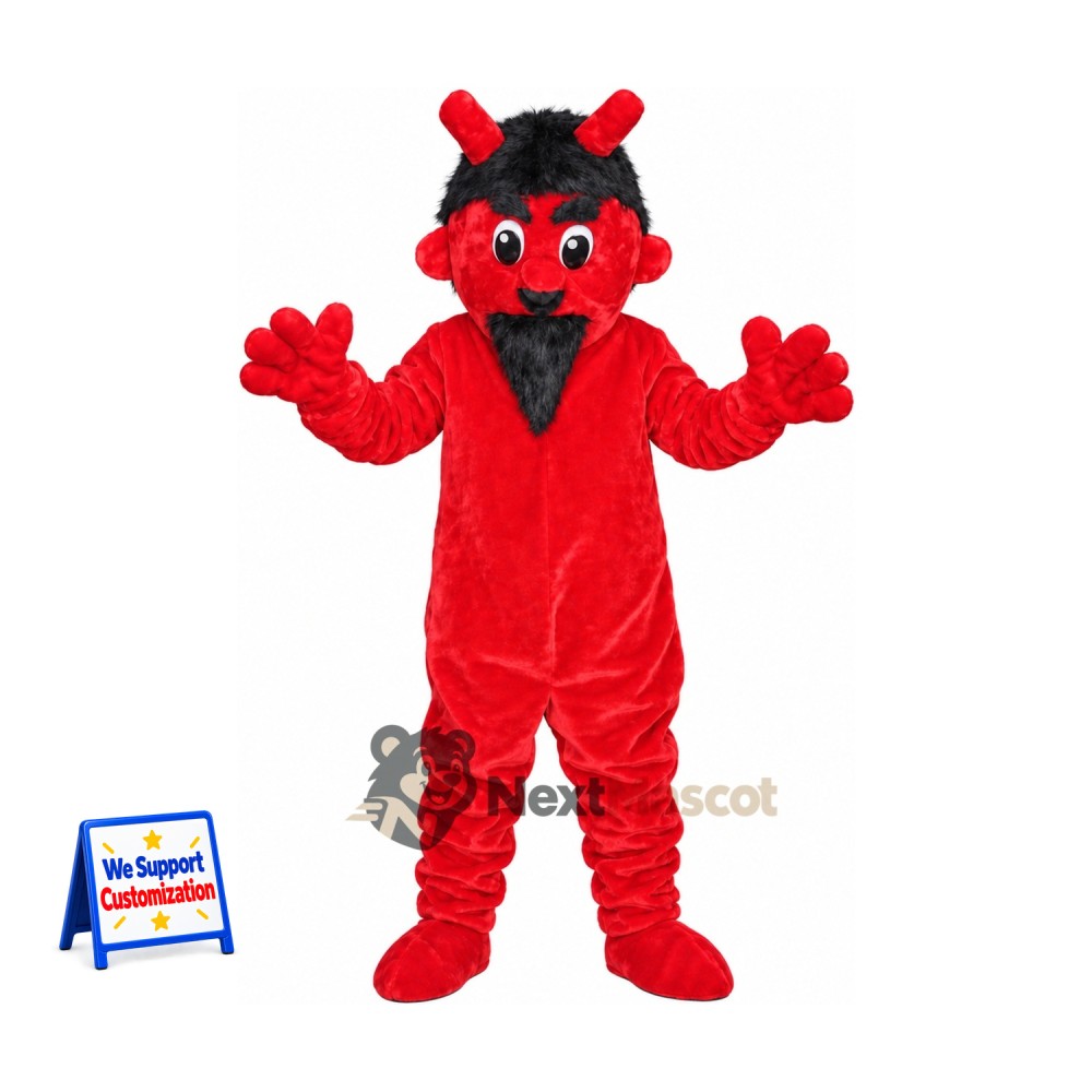 Devil Mascot Costume - Red for Festivals Devil Mascot Costume - Red for Festivals