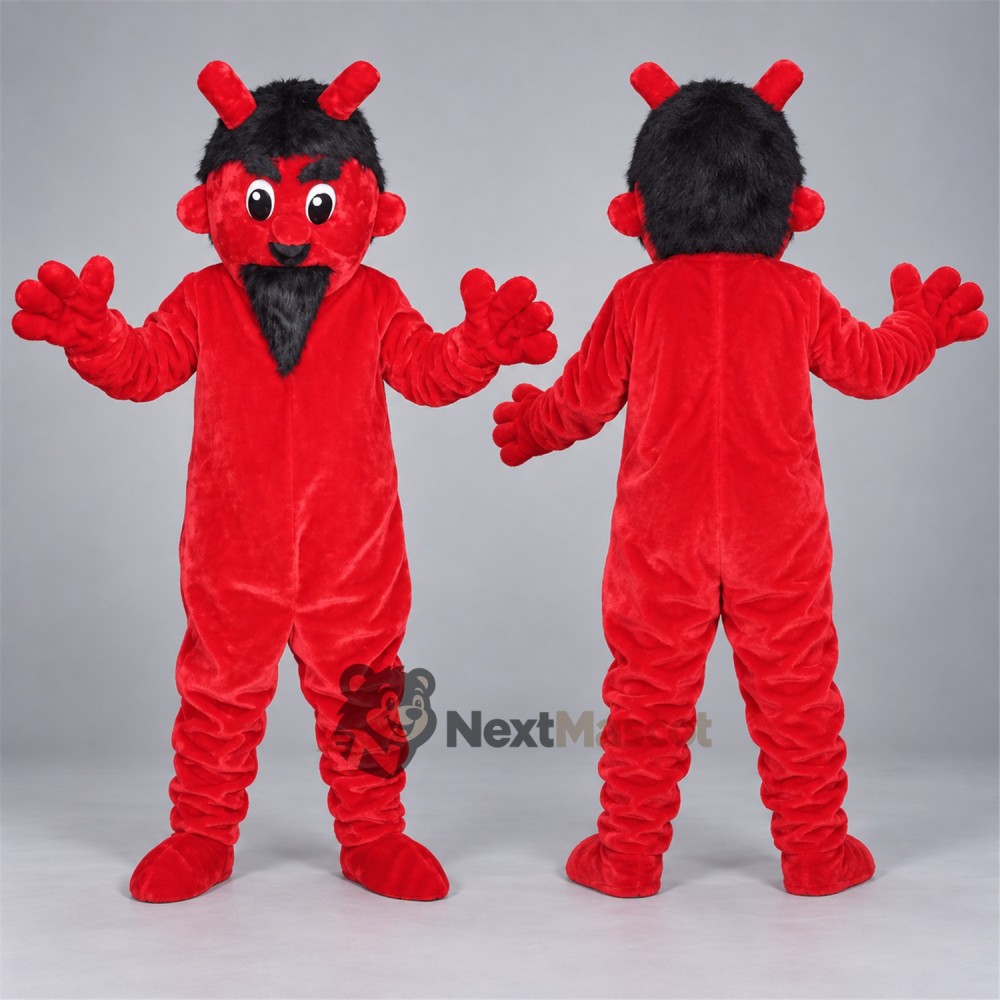 Devil Mascot Costume - Red for Festivals Devil Mascot Costume - Red for Festivals
