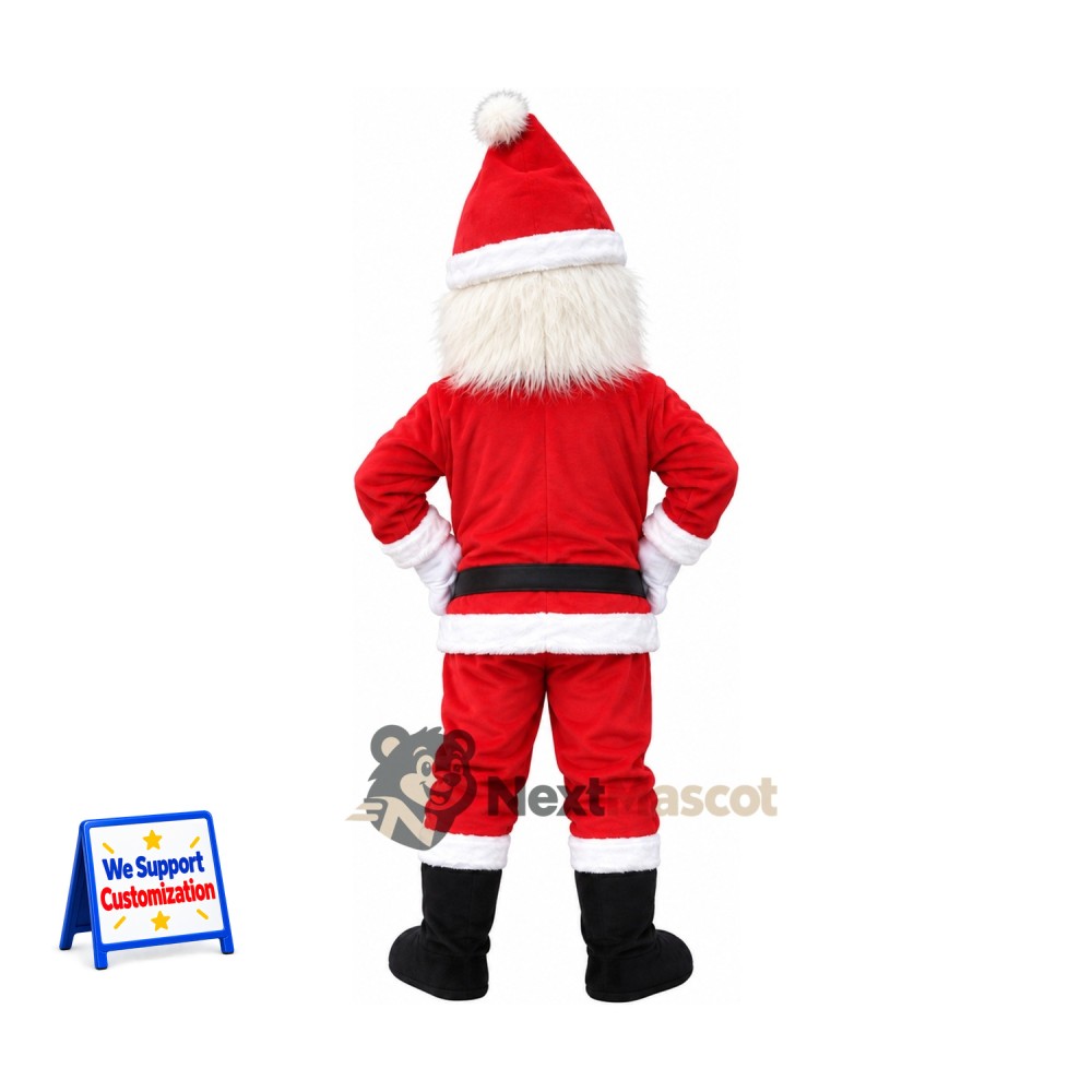 Santa Claus Mascot Costume for School Spirit Santa Claus Mascot Costume for School Spirit