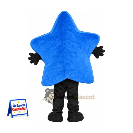 Star Mascot Costume - Blue Star Mascot Costume - Blue