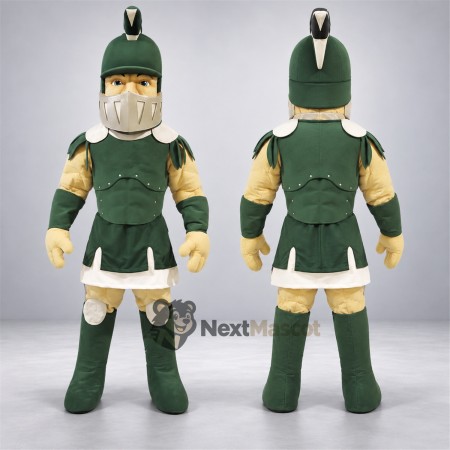 Spartan Warrior Mascot Costume - Green for School Events Spartan Warrior Mascot Costume - Green for School Events