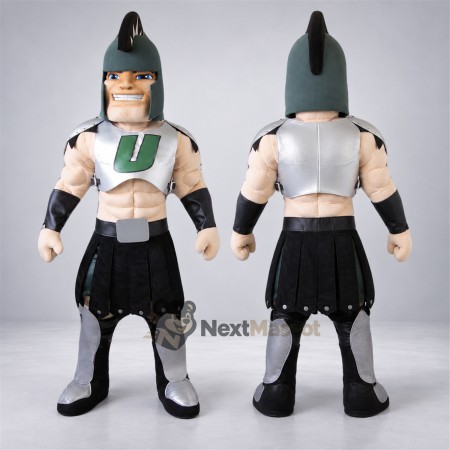 Spartan Warrior Mascot Costume - Black