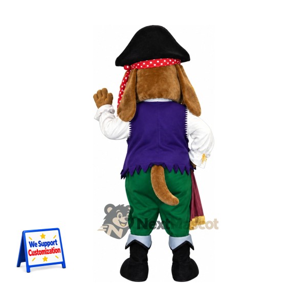 Dog Mascot Costume - Pirate Style Dog Mascot Costume - Pirate Style