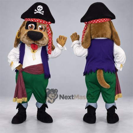 Dog Mascot Costume - Pirate Style Dog Mascot Costume - Pirate Style