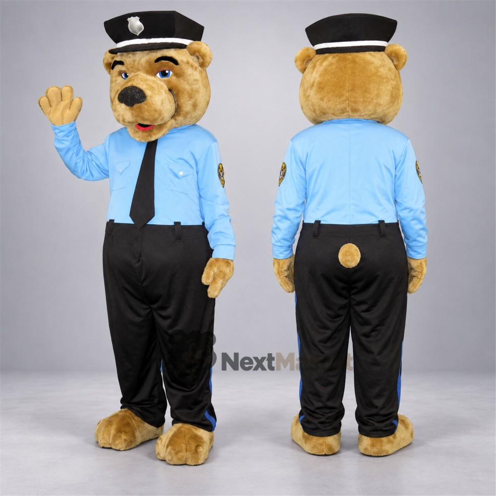 Bear Mascot Costume - Police Style Bear Mascot Costume - Police Style