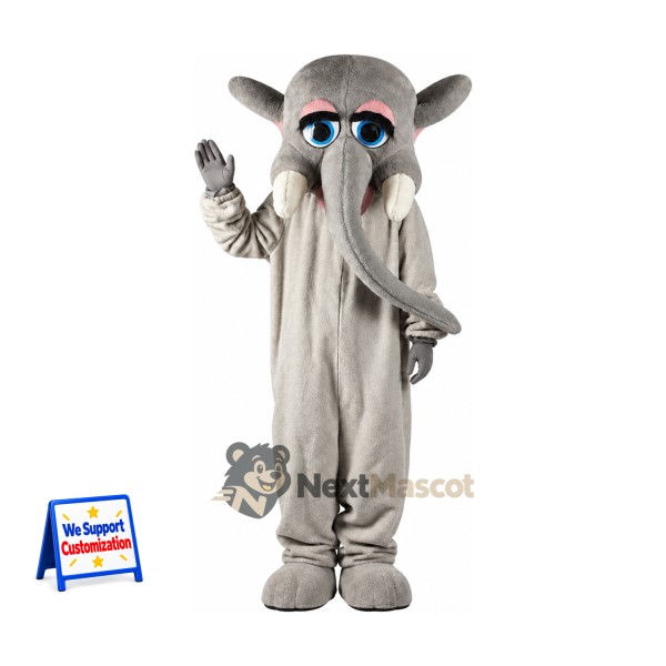 Tentacled Monster Mascot Costume - Gray
