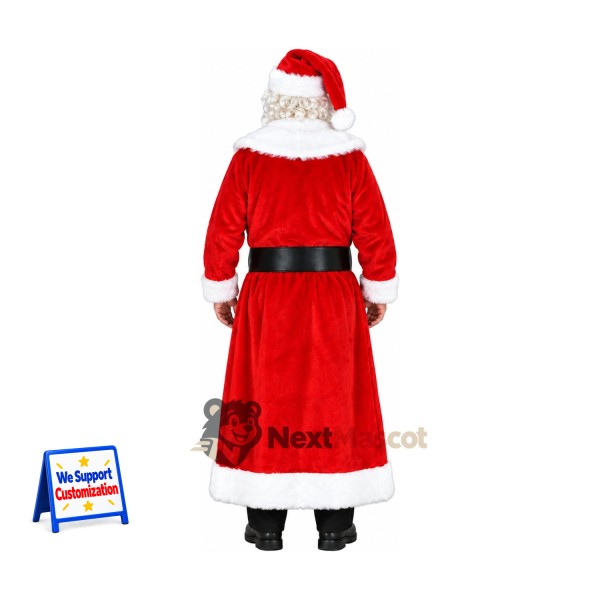 Santa Claus Mascot Costume - Long Red Robe Santa Claus Mascot Costume - Long Red Robe