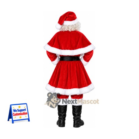 Mrs Claus Mascot Costume for Christmas Parties Mrs Claus Mascot Costume for Christmas Parties