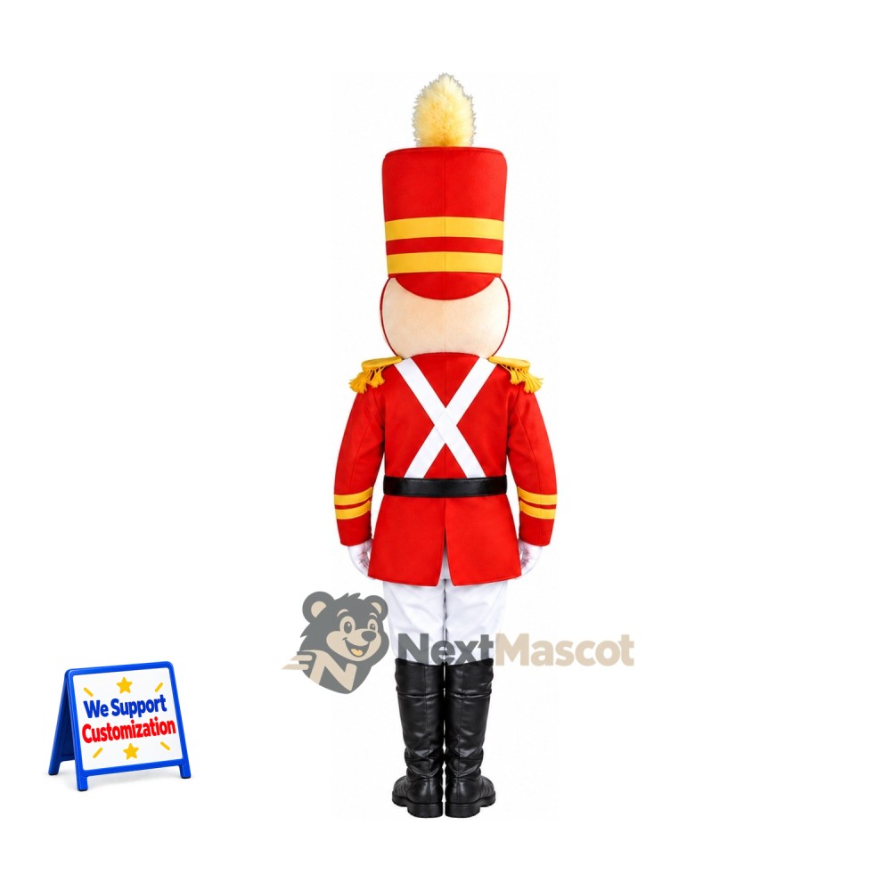 Toy Soldier Mascot Costume for Christmas Parades