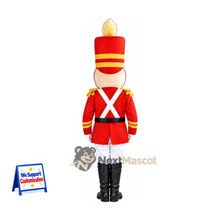 Toy Soldier Mascot Costume for Christmas Parades
