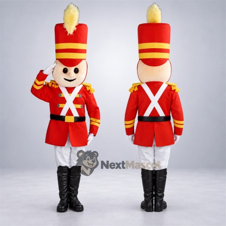 Toy Soldier Mascot Costume for Christmas Parades