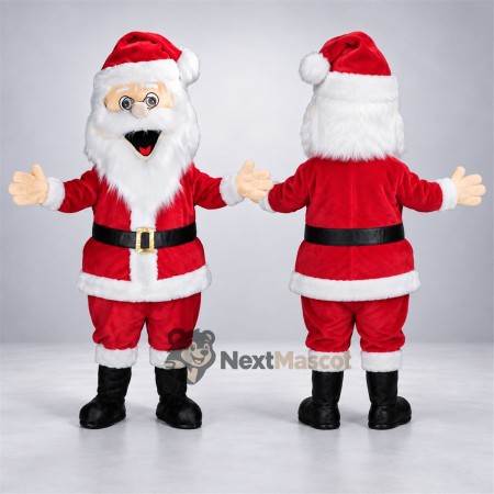Santa Claus Mascot Costume for Pep Rallies Santa Claus Mascot Costume for Pep Rallies