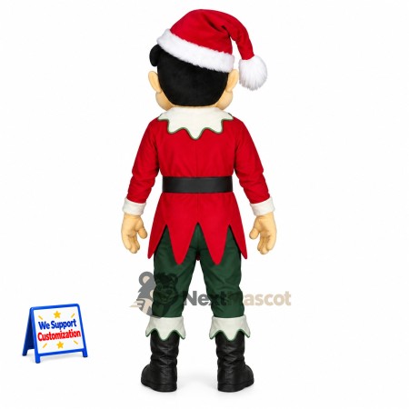 Christmas Elf Mascot Costume for Winter Festivals Christmas Elf Mascot Costume for Winter Festivals