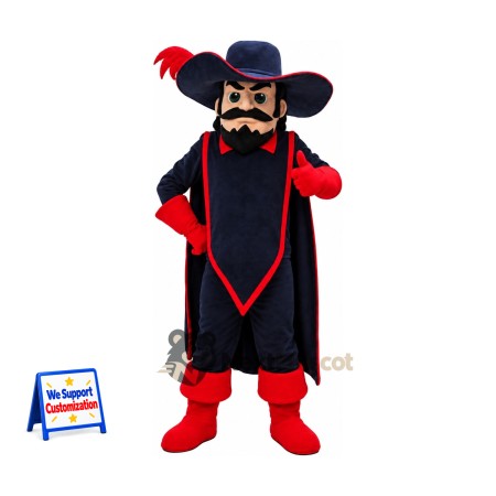 Pirate Captain Mascot Costume for Sports Days Pirate Captain Mascot Costume for Sports Days