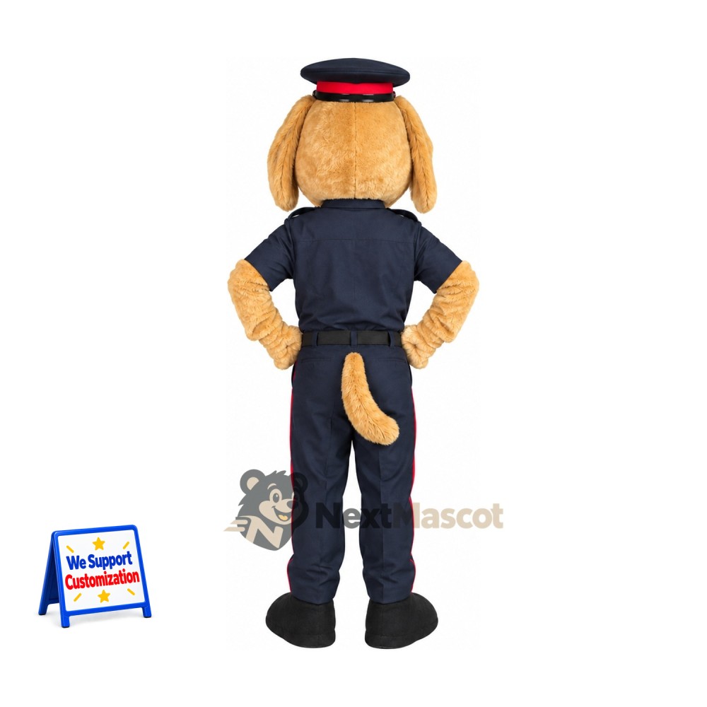 Dog Mascot Costume - Police Style for Festivals Dog Mascot Costume - Police Style for Festivals