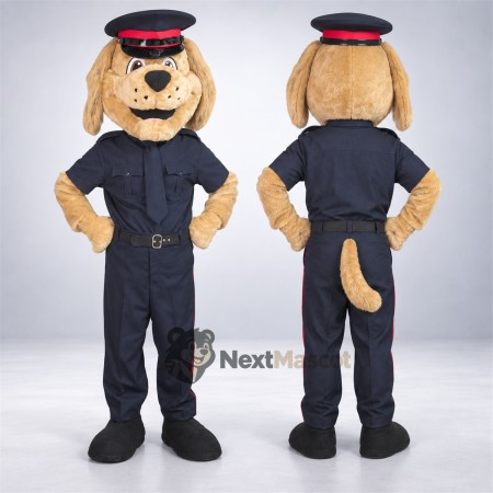 Dog Mascot Costume - Police Style for Festivals Dog Mascot Costume - Police Style for Festivals