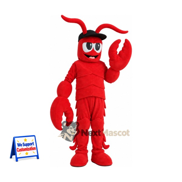 Lobster Mascot Costume - Red, Sunglasses