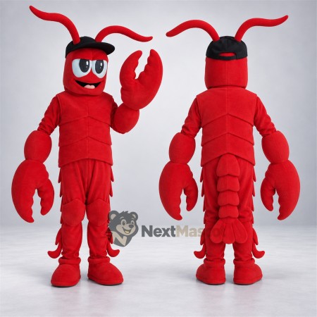 Lobster Mascot Costume - Red, Sunglasses Lobster Mascot Costume - Red, Sunglasses
