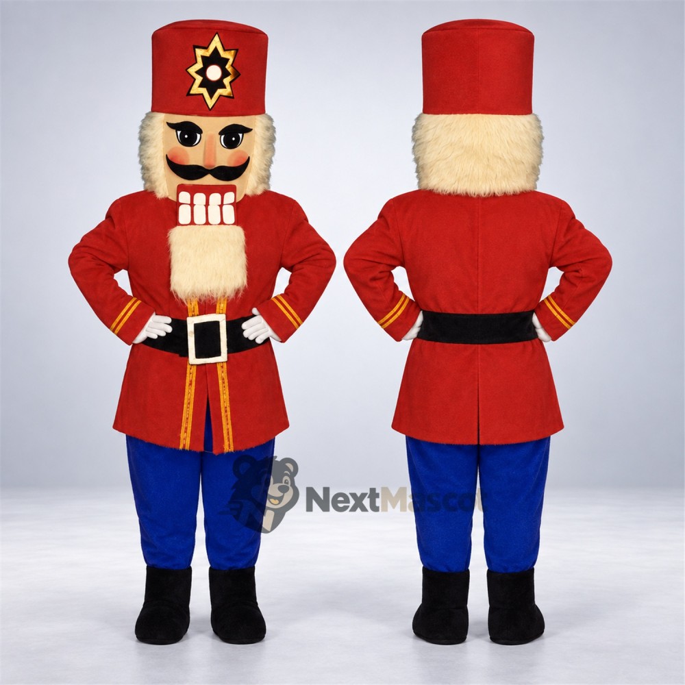 Nutcracker Mascot Costume for Christmas Events