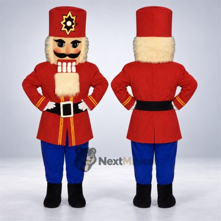 Nutcracker Mascot Costume for Christmas Events