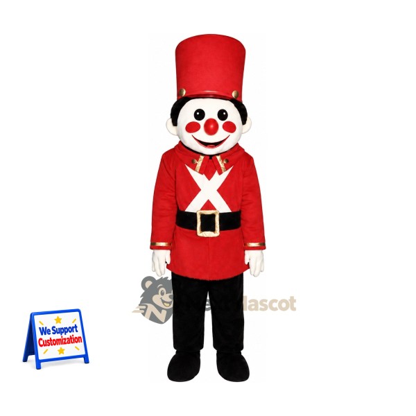 Snowman Toy Soldier Mascot Costume