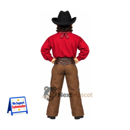 Cowboy Mascot Costume for School Events Cowboy Mascot Costume for School Events