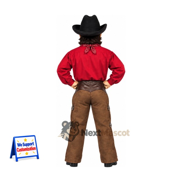 Cowboy Mascot Costume for School Events Cowboy Mascot Costume for School Events