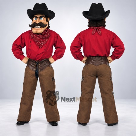 Cowboy Mascot Costume for School Events Cowboy Mascot Costume for School Events