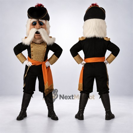 Pirate Captain Mascot Costume for School Spirit Pirate Captain Mascot Costume for School Spirit