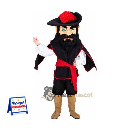 Pirate Captain Mascot Costume for Pep Rallies Pirate Captain Mascot Costume for Pep Rallies