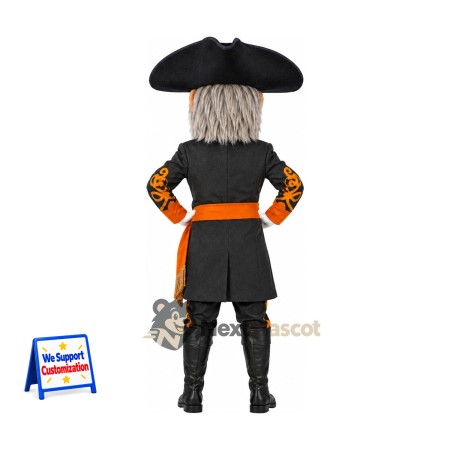 Pirate Captain Mascot Costume for Team Events Pirate Captain Mascot Costume for Team Events