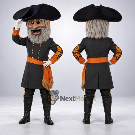 Pirate Captain Mascot Costume for Team Events Pirate Captain Mascot Costume for Team Events