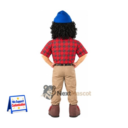 Lumberjack Mascot Costume for Festivals Lumberjack Mascot Costume for Festivals